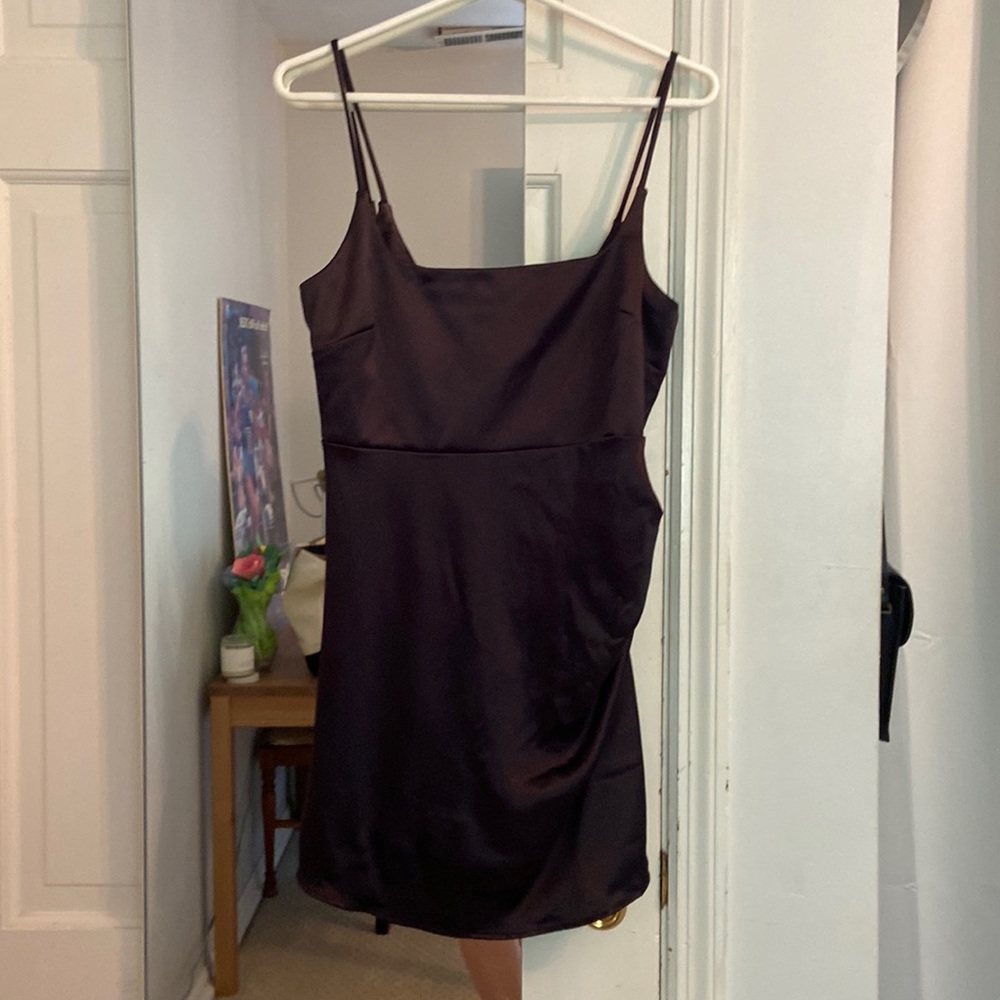 ZARA satin mini dress size M